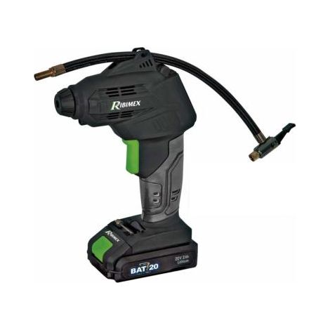 Compresseur r-bat20 batterie 20 Volts 2amp avec embouts (1/5)