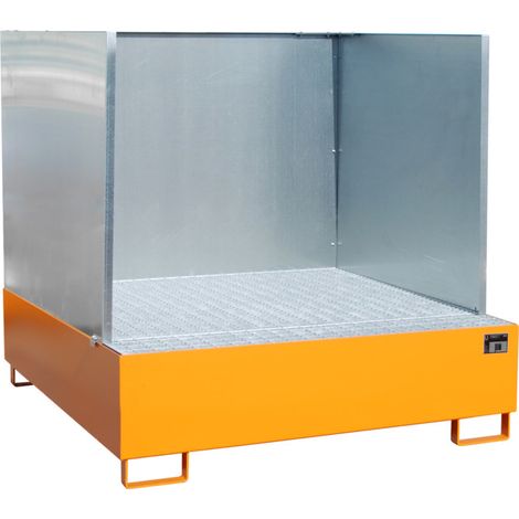 Bauer Südlohn Bac de récupération AW 450/SW, peint, orange jaune