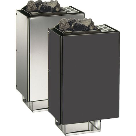 Eos Bi-O Mini W 3 kW Combi Saunaofen mit Verdampfer Wandofen Edelstahl (1/2)