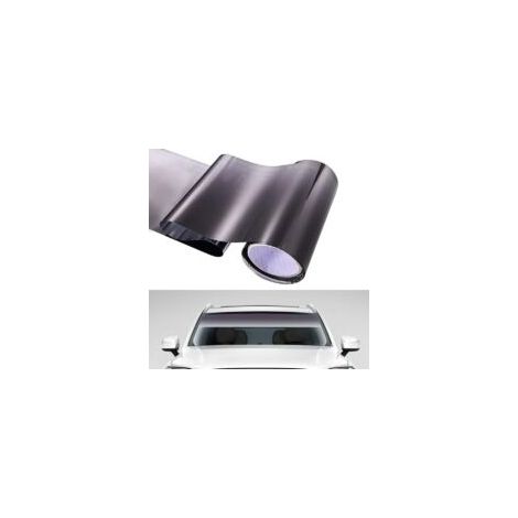 Film adhésif automobile teinté pour pare-brise avant PVC résistant aux UV 20CM x 150CM Installation facile sans bulles