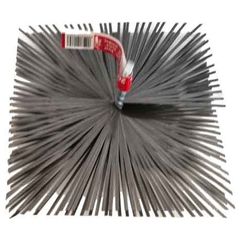 CEPILLO CUADRADO PARA LIMPIEZA DE CHIMENEA 250x250 mm