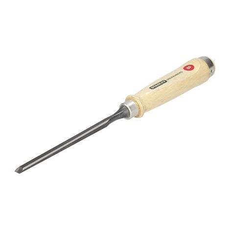 Herramienta Stanley gouge 8mm hoja afilada mango ergonómico
