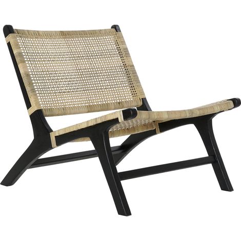 Butaca Teca Ratan 65X78X68 Negro (1/5)