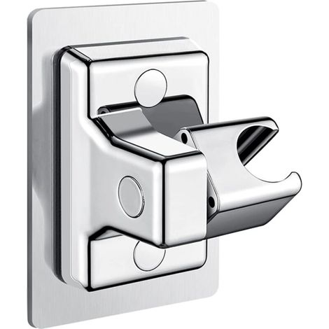 2-piece shower head holder, ABS shower head, no drilling required (1/5)