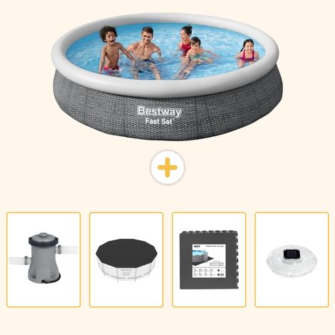 Bestway Bestway Fast Set Ronde - 366x76 cm - 5-pièces S312 (1/5)