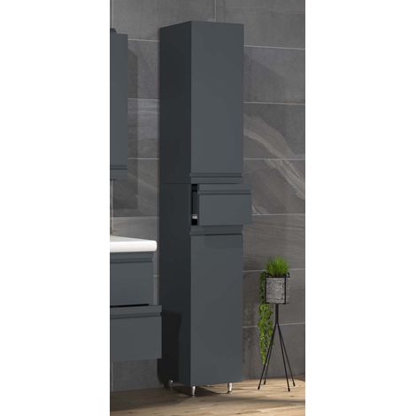Meubles de salle de bain armoire haute armoire de salle de bains Silora 180x30x32 - VCM (1/3)