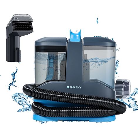 Aspiradora portátil para alfombras, 450 W de potencia, función para seco y húmedo, 450 W 13 Kpa (1/2)
