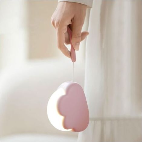 Veilleuse Enfant Rechargeable, Lampe de Nuit Nuage Nomade pour Allaitement, Torche Enfant Portable (1/5)