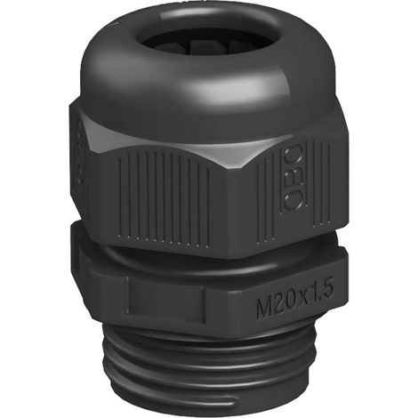 OBO BETTERMANN 2022889 PRESSACAVO 1.5 MM PLASTICA, PA NERO 1 PZ. (1/2)