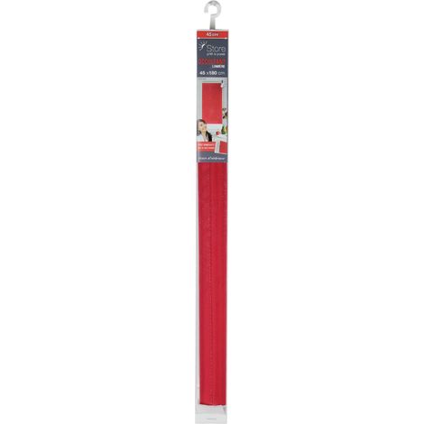 Tenda avvolgibile Oscurante in Poliestere, Colore: Bianco, Rosso, 45 x 180 cm (1/5)