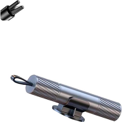 Martello di emergenza 2025, ultimo modello per auto, rompivetro e taglia cinture di sicurezza (2 in 1) per uso subacqueo, martello di sicurezza in metallo resistente - Compa-AquaForge (1/5)