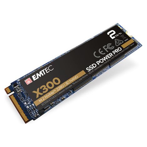 Emtec SSD M2 NVMe PCIe 3 X300 2TB Power Pro (1/3)