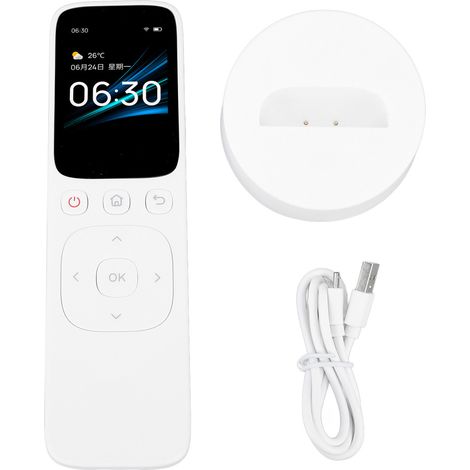 Telecomando intelligente Tuya WiFi con schermo LCD touchscreen a infrarossi, dispositivo universale per la casa intelligente, batteria ricaricabile, design elegante. (1/5)