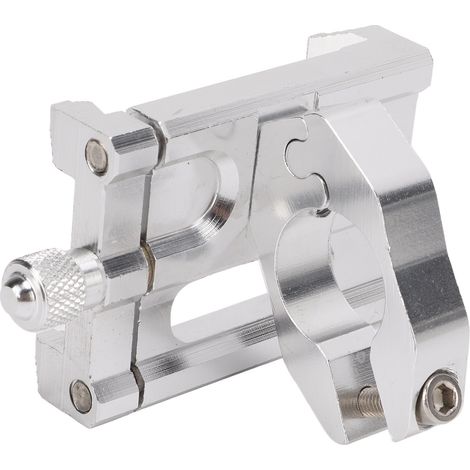 Support de téléphone portable pour vélo, 3 mètres, auto-adhésif, antichoc, antidérapant, en alliage d'aluminium argenté (1/5)