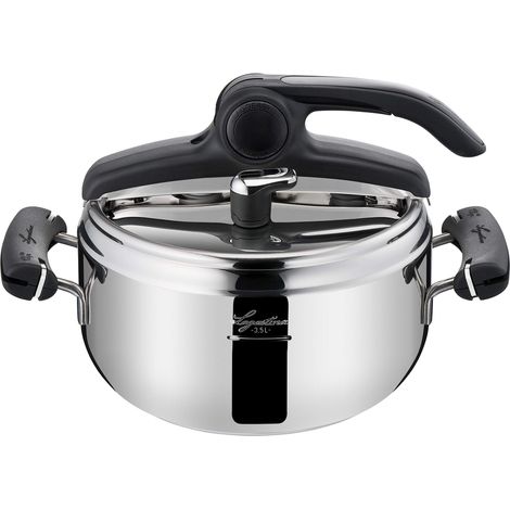 Lagostina Preziosa Lagoeasy'Up Pentola a Pressione, 3.5 L, Acciaio 18/10, Metallico (1/4)