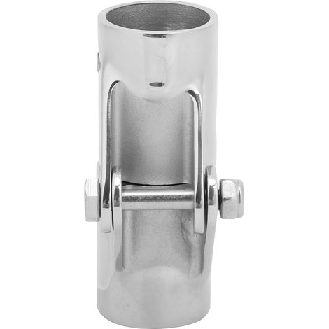 Marine-Bootsrohrverbinder, Edelstahl, klappbarer Drehgelenk-Rohrverbinder, 25 mm (1/5)