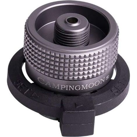 Adaptateur de conversion verrouillable, pour type de bouteille de buse/cartouche de gaz butane/bidon à visser type gaz/bidon de valve Lindal (Z11) (1/5)