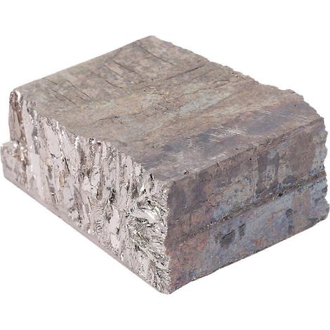 Lingot de bismuth métallique de 1 kg cristal pur à 9999 % pour la fabrication de cristaux. (1/5)