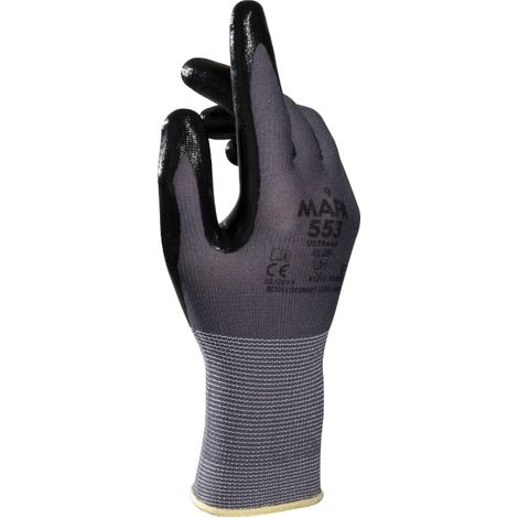 Gants de manutention Mapa ULTRANE 553 taille 10, 1 Paire, Gris ( Prix pour 1 paire ) (1/4)