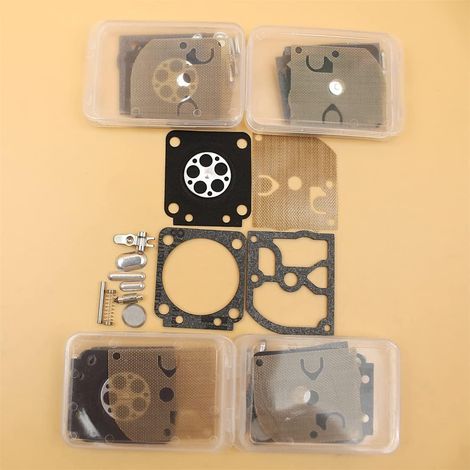 Kit de reconstruction de carburateur 5 pièces pour Stihl FS45 FS46 FS75 FS80 FS85 taille-bordures HT70 HT75 scie à perche HS45 taille-haies FC75 FC85 coupe-bordures, pour Zama RB-84, compatible avec l (1/5)