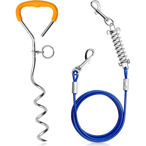 JF HOME BLISS Hands-Free Dog Lead for Medium and Large Breeds Bungee Leash Adjustable Waist Belt with Zipper Pouch Reflective Stitches for Running Walking Jogging Hiking (3M) (1/5)