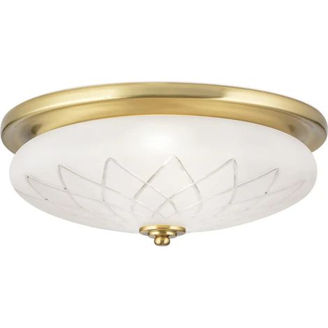 [GEBRAUCHT] B-Ware Orion Deckenleuchte Porto Deckenlampe ø 37 Cm Glas Bronze Stahl E27 (1/2)