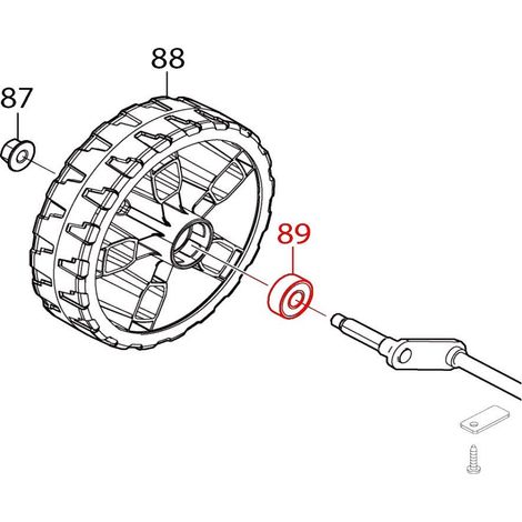 Roulement à bille pour roue tondeuse DLM382 (pièce détachée) - Makita
