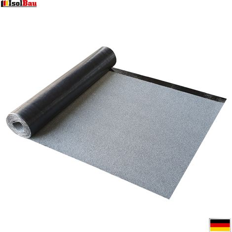 IsolBau V60 S4 Papel para techos termosellable, color pizarra, gris, 5 m²