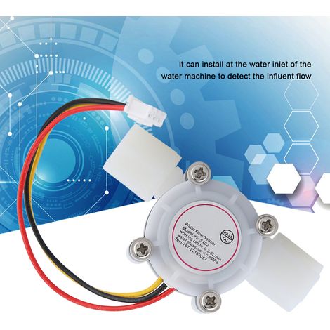 1 capteur de débit à effet Hall pour refroidisseur d'eau G1/4 (1/5)