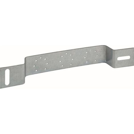 Carril de montaje Multitubo en acero galvanizado curvado 76 / 153mm