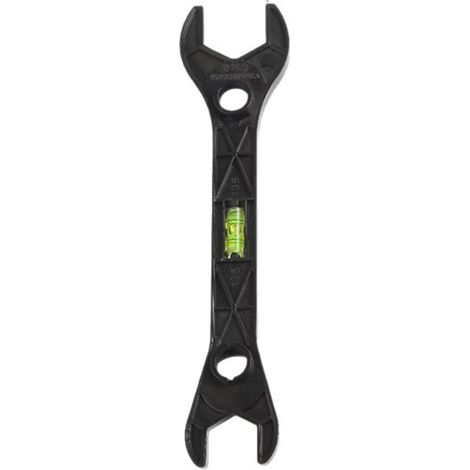 Clé De Douche Avec Niveau Intégré Outil De Plomberie Pour Réparation De Robinet Et Mitigeur Pour Installation De Pomme De Douche Et Robinetterie (1/5)