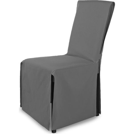 Lot de 6 housses de chaise avec nœud pour Noël, mariage, anniversaire - housses de banquet pour toutes les occasions et chaises - Pour salle à manger, salon (1/5)