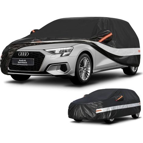 Bache Voiture Exterieur pour A3 Sportback(1996-2025) Housse Voiture à 10 Couche,Bache Voiture 100% Imperméable,Bâche Protection Voiture écran Solaire,Protection UV,Anti Rayures (1/5)