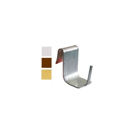 GANCI PER INFISSI ALLUMINIO 4PZ MARRONE