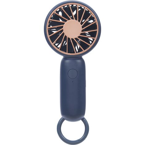 Mini ventilateur fée – Moteur sans brosse – 3 vitesses – 80 g – Boucle anneau (accroche partout) – Rechargeable USB – Format poche 15 cm – Pour voyage, sport, queue, bureau – Cadeau magique été (1/4)
