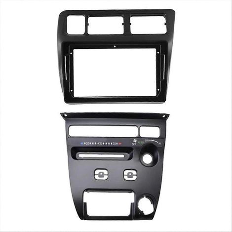 9-Zoll-Radioblende für Mercedes Sprinter (1991–1997), Rechtslenker-Konsole, 2-DIN-Autoradio-Einbaurahmen, schwarzer Kunststoff, Fahrzeuginnenausstattung (1/5)