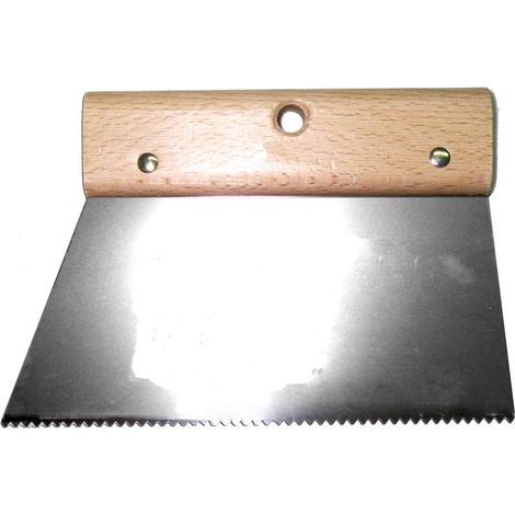 Spatule dentée triangulaire BAHCO pour collage avec manche en bois 2212300 mm