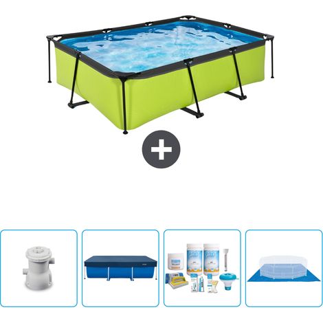 Exit Pool Rechteckig - 220x150x65 cm - 5-teilig SCB59 (1/4)