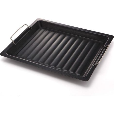 Non-Stick Charcoal Grill Pan - Barbecue Accessories and Outdoor Cooking Tools (1/3)