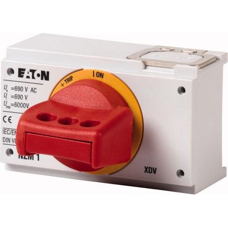 Poignée rotative pour mécanisme inverseur rouge-jaune verrouillable taille 2 EATON NZM2-XDVR