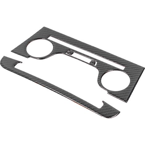 4-teiliges Set Zierleisten für die Klimaanlage, CD-Panel-Rahmen, Carbonfaser-Dekor, passend für Dodge Charger 2011-2014 (1/5)