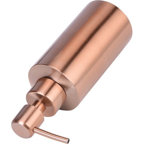 distributeur de savon en acier inoxydable 304 couleur or rose (1/5)