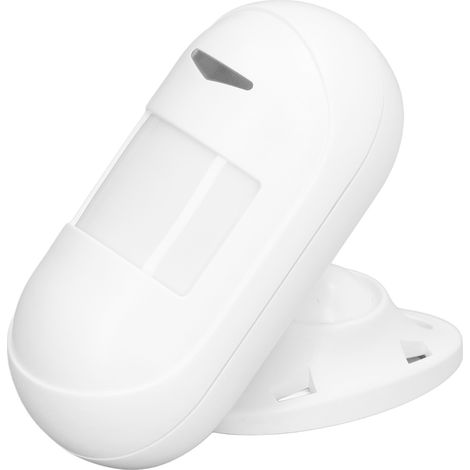 Alarme de porte/fenêtre/alarme de sécurité domestique, détecteur de mouvement infrarouge PIR intérieur rechargeable par USB (1/5)