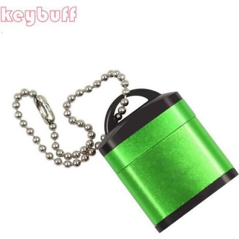 Lecteur De Carte USB - Micro SD - TF - USB 2.0 - Vert - 52x18x10 5 Mm - 1 Unite