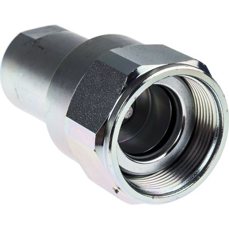 Raccord hydraulique rapide RS PRO, Femelle en Acier carbone 1/2pouces ( Prix pour 1 ) (1/2)