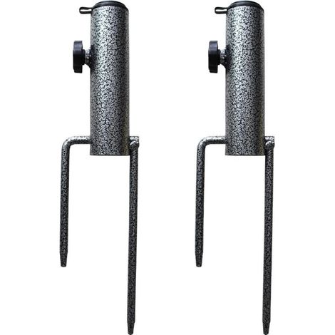 Piquet De Sol Pour Parasol Parasol à Cheville Parapluie De Plage Ancrage De Sable Piquet Parasol Pied De Parasol En Fer Parasol Accessoires Fixation Pour Balcon Pour Tiges De Parasol Épaisseur 22-32mm (1/5)