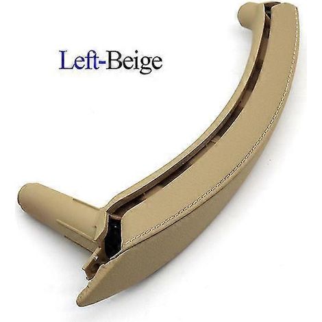 Poignée de porte intérieure de remplacement en cuir beige pour BMW X5 X6 E70 E71 (2007-2013) - Gauche (1/5)