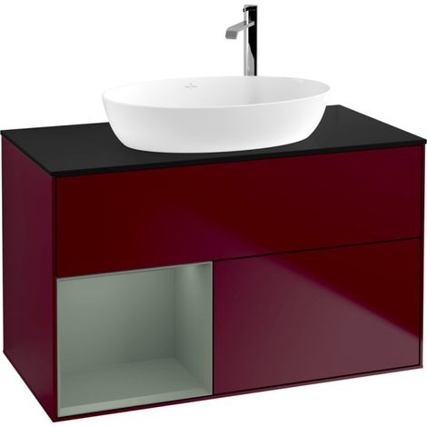 Villeroy & Boch F892GMHB Meuble sous lavabo Finion F89 (1/2)