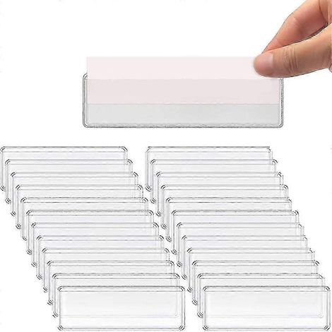 Organisateur de tiroir, lot de 100 unités, couleur transparente, pour ranger les petits objets à la maison.-AquaForge (1/5)