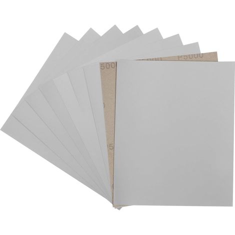 Schleifpapier Nass 230x280mm Auto Metall Holz 5000 Körnung 5 Stück (1/5)